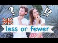 ¿Sabes cuándo usar 'LESS' o 'FEWER' en inglés?