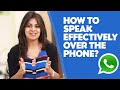 How to speak effectively over the phone? - English lesson - Telephone skills
