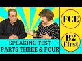 FCE Speaking Parts 3 & 4 + useful phrases