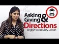 Asking & Giving directions in English - English Vocabulary Lesson (ESL)